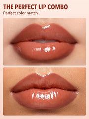 SHEGLAM 2-In-1 Lip Rules Liner & Gloss Pen Long Lasting Plumping Perfect Lip Combo Makeup Set-By The Book - Product Image