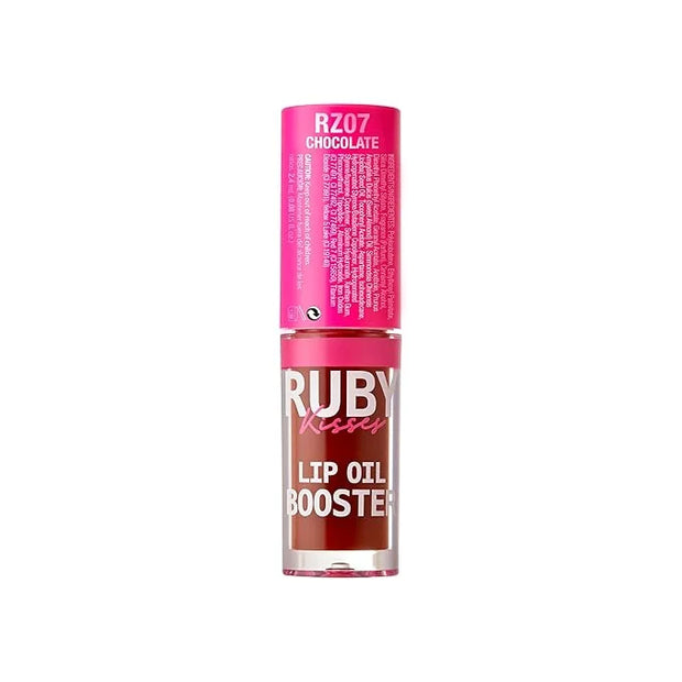 Ruby Kisses Lip Oil Booster, Hydrating Lip Gloss with Nourishing Natural Oil Blend, Jumbo Wand for Easy Application, Non-S...
