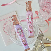 Flower Knows Violet Strawberry Rococo Glowy Lip Gloss,Moisturizing Shimmery Lip Oil,Hydrating Lip Plumper Makeup for Girls...