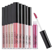 Enchante Ellen Tracy 10 Pc Lip Gloss Collection, Shimmery Lip Glosses for Women and Girls, Long Lasting Lip Gloss Set with...
