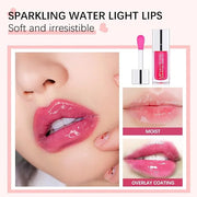 Plumping Lip Oil Lip Glow Oil Lip Gloss Oil Lip Stain Long Lasting Hydrating Non-sticky Big Brush Head Glitter Shine Clear...