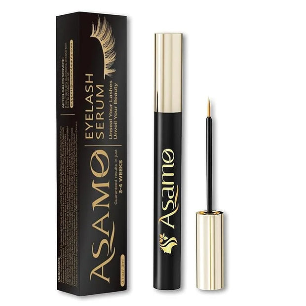 Natural Eyelash Growth Serum with 15 Plant Extracts, Lash Enhancement Formula - Product Image