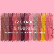 NYX PROFESSIONAL MAKEUP Sweet Cheeks Matte Blush, Citrine Rose - Product Image