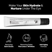 Eye Cream with Metal Roller | Anti-Aging Eye Treatment for Dark Circles, Puffiness & Wrinkles | Hyaluronic Acid, Retinol &...
