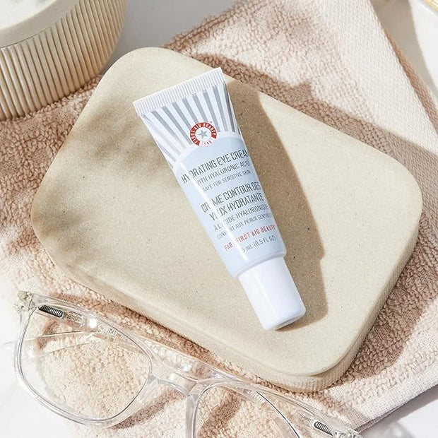 First Aid Beauty - Hydrating Eye Cream with Hyaluronic Acid, Nourishing Eye Cream that Provides 24 hours of Hydration, Hel...