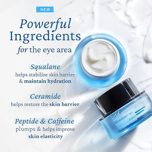 belif Peptide Eye Bomb, Anti-Aging Eye Cream for Wrinkles, Fine Lines, Crow’s Feet & Eye Bags, 48hr Hydration with Ceramid...