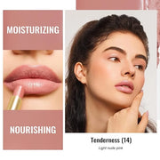 Oulac Moisturizing Shine Lipstick For Women Christmas Set 2PCS, 2 in 1 Tinted Lip Balm for Winter, Hydrated Juicy and Glos...