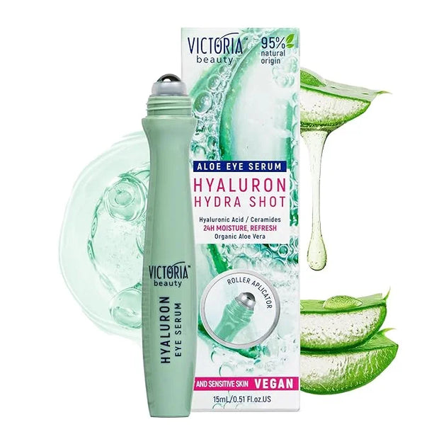 Hyaluronic Eye Roll-On Cooling, Eye Serum Against Wrinkles and Dark Circles - Product Image