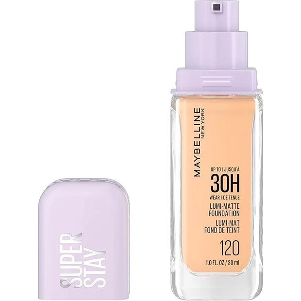 Maybelline Super Stay Lumi-Matte Foundation, Lightweight and Buildable Full Coverage Foundation Makeup For Up To 30HR Wear...