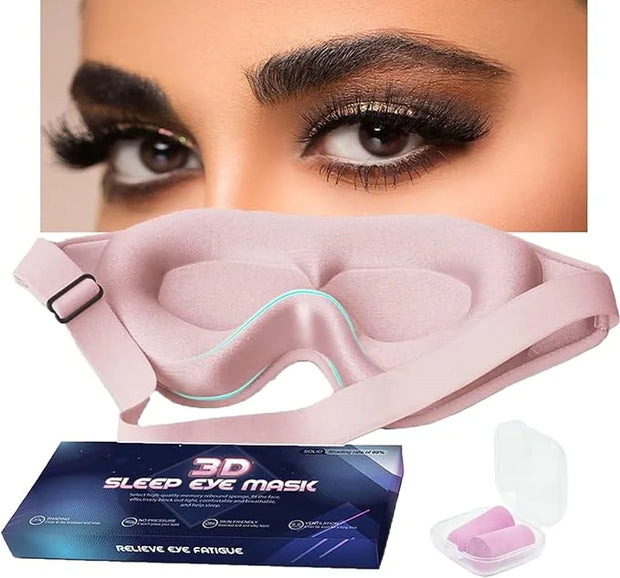 Eye Mask for Lash Extensions, Sleeping Mask for Women, 3D Contoured Eyelash Sleeping Mask for Extensions, Eye Covers for S...