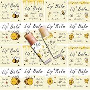 CRASPIRE 80Pcs 8 Styles Labels Lipsticks