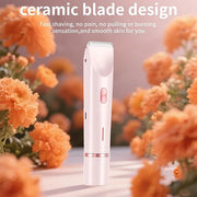 2025 New 2-in-1 Electric Shaver & Bikini Trimmer for Women - Painless Electric Razor for Face, Body & Intimate Areas, Cord...