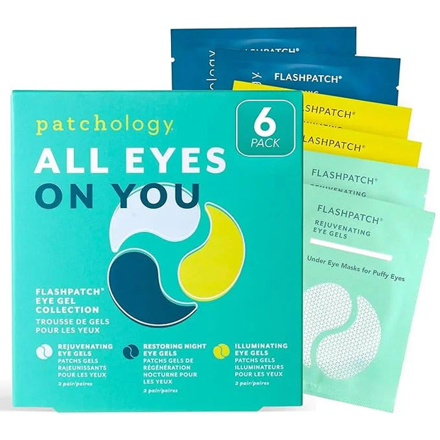 Patchology All Eyes On You Under Eye Mask - Retinol, Collagen & Green Tea Infused - Eye Gels for Dark Circles, Puffiness, ...