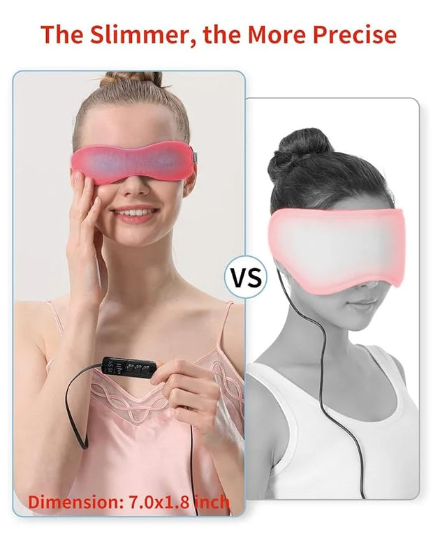 Aroma Season Heated Eye Mask for Dry Eyes, Warm Eye Compress with Flaxseed for MGD, Dry Eye Syndrome, FSA HSA Eligible, Ch...