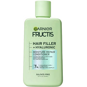 Garnier Fructis Hair Filler Moisture Repair Conditioner, Sulfate Free Conditioner for Curly, Wavy Hair with Hyaluronic Aci...