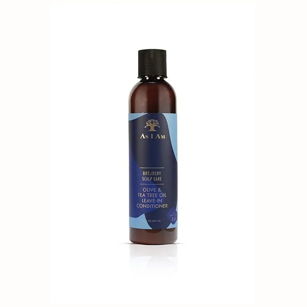 As I Am Dry & Itchy Scalp Care Leave In Conditioner - 8 ounce - Enriched with Piroctone Olamine, Ceramides, Olive Oil, and...