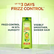 Garnier Fructis Sleek & Shine Shampoo, Conditioner + Anti-Frizz Serum Set for Frizzy, Dry Hair, Argan Oil (3 Items), 1 Kit...