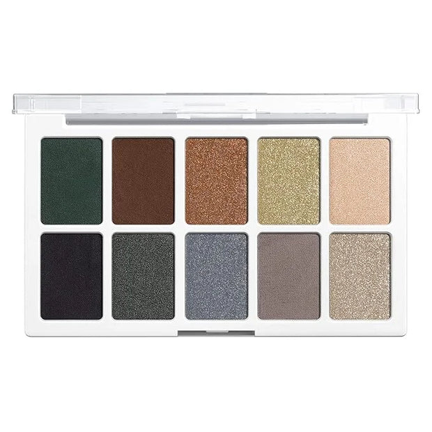 wet n wild Color Icon 10-Pan Eyeshadow Makeup Palette, Blue Lights Off, Long Lasting, Shimmer, Metallic, Glittery, Matte, ...