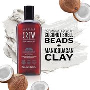 American Crew Detox Shampoo for Men, Naturally Derived, Vegan Formula, Citrus Mint Fragrance, 8.45 Fl Oz - Product Image