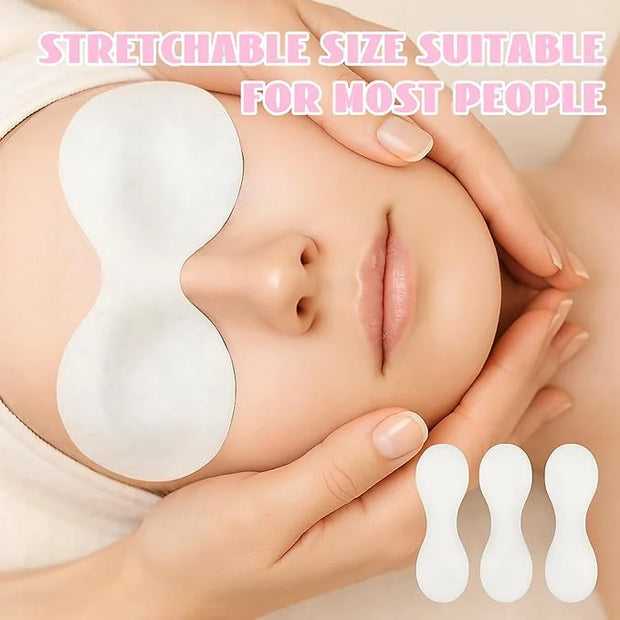 100 Pcs Disposable Non Woven Eye Care, Cotton Sheet Eye Mask Hygienic Eyelid Sheets, Clear Facials Patch Eye Pads For Dry ...