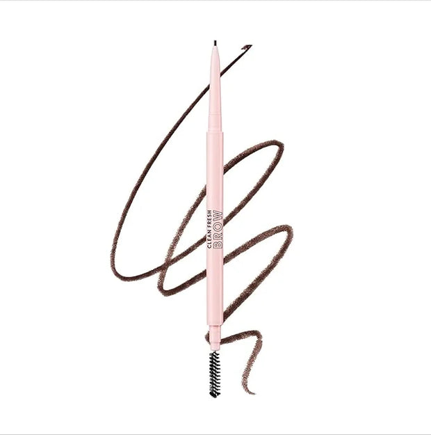Covergirl Clean Fresh Brow Nano, 600 Dark Brown, Eyebrow Pencil, Ultra-Precise Tip, Waterproof, Transfer-Resistant, Built-...
