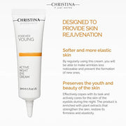 '-CHRISTINA- Forever Young Active Eye Night Cream with Retinol | Avocado Oil Eye Cream | Rejuvenates, Moisturizes, and Nou...