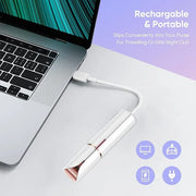 Facial Hair Remover for Women, Device, Remover Women Face, Finishing Touch Upper Lips, Chin & Cheeks, USB Rechargeable wit...