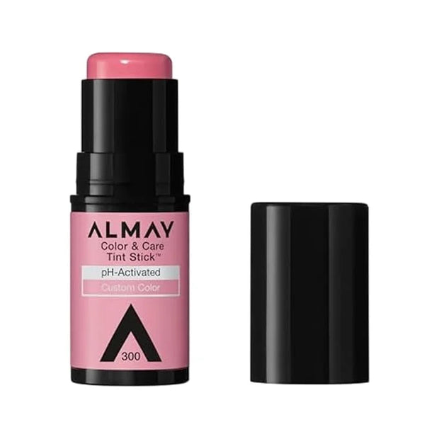 Almay Lip and Cheek Tint, Color & Care Tint Stick, Multi-Use Moisturizing Blush and Lip Color, Dewy Finish, 300 Rose Flush...