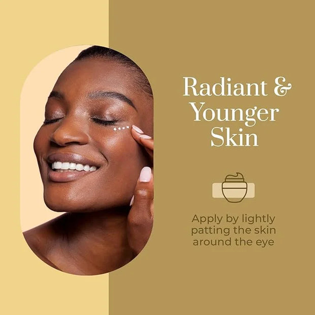 24k Gold & Collagen Under Eye Cream - Hydrating, Firming & Anti-Aging - Dermatologist Tested, Clean Beauty & Cruelty-Free ...