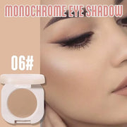 Matte Single Eyeshadow Palette Makeup for Green Blue Eyes, Light Brown Matte Eyeshadow For Old Women, Holographic Multichr...