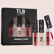 The Lip Bar - Perfect Pout Mini Lip Trio Gift Set (3 Products) - Nonstop Liquid Matte Lipstick & Non-Sticky Lip Gloss - Tr...