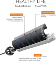 Skipping Rope with Ball Bearings Rapid Speed Adjustable 6â€ Memory - Product Image