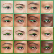 Kaely 2Pcs Light Dark Green Gel Eyeliner Pencils Set,Waterproof Color Colored Eye Liner Crayon,Cat Eye Stencil Gothic Hall...