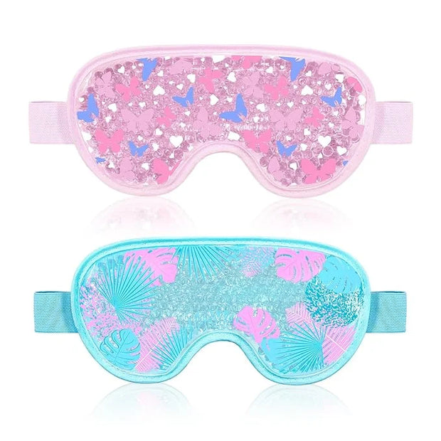Bundle of CONBELLA Cold Face Eye Masks Ice Face Mask Hot Cold Compress and 2PCS Cooling Eye Mask Gel Eye Mask - Product Image