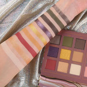 Prism Makeup Matte Eyeshadow Palette Pro 18 Colors Pigmented Shimmer Glitter Eye Shadow Palette, Blendable Long Lasting Wa...