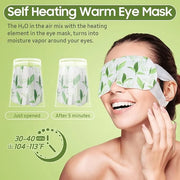 30Packs Steam Eye Mask, Heated Eye Mask Warm Compress for Eyes, Self Heating Warm Eye Masks Disposable Steam Mask for Home...