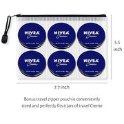 TINY SEED 6-Pack Travel Kit: Creme 1 oz Travel Size Tins. Cream Moisturizer for Face, Hands, and Body. Includes Compliment...