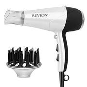 REVLON Volume Booster, Hair Dryer with Curl Enhancing Diffuser | Increase Volume, Decrease Frizz and Damage, Fast Drying, ...