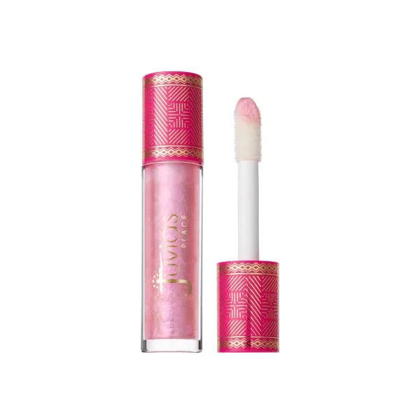Juvia's Place Lip Gloss So Glazed - Clear, Pink Shimmer, 16 oz, Plump, Glides on Richly Glossy and Smooth, Long Lasting No...