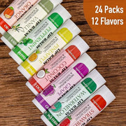 AZEN 24 Pack Lip Balm Stocking,