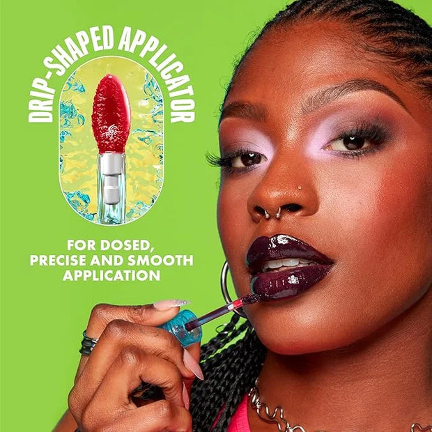 NYX PROFESSIONAL MAKEUP Lip IV Hydrating Glossy Lip Stain with 12HR Hydration - Red-y Set Wet (Red) - Product Image