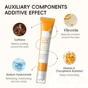 Easilydays Vitamin C Eye Cream & Under Eye Serum, Refreshing, Hydrating, Radiant Glow Eye Care Eye Roller Serum with 360° ...