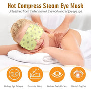 Serfeymi 22 Packs Steam Eye Mask-Disposable Cornea Care Rest Self Heating Eye Mask,Warm Eye Compresses for Dry Eyes,Sleep,...