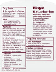 Blistex Medicated Lip Balm, Berry, .15-Ounce