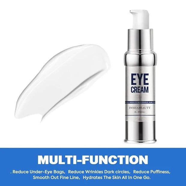 Revitalizing Eye Cream with Hyaluronic Acid, Caffeine, Green Tea - Anti-Wrinkle, Dark Circles,beauty,Firming, Puffiness, R...