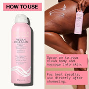 Pacifica Spray Lotion for Body - Vegan Collagen Body Milk Spray – Hydrating Moisturizer Mist Fast-Absorbing Instantly Hydr...