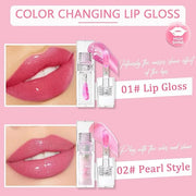 Bossup Color Changing Lip Oil，Magic Color Changing Lip Oil V2，Warm Change Moisturizing Lip Gloss，Hydrating Lip Gloss Lip B...