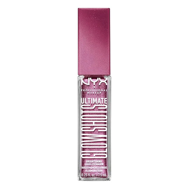 NYX PROFESSIONAL MAKEUP Ultimate Glow Shots, Liquid Eyeshadow, Long-Lasting Shimmer Eye Shadow with Vitamin C - Plum Playe...