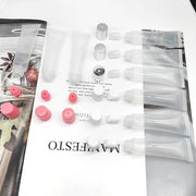 Quacc 9pcs Empty Lip Gloss Tubes, 15ml Soft Squeezable Lip Balm Container Refillable Lipstick Cosmetic Tubes for DIY Lip G...
