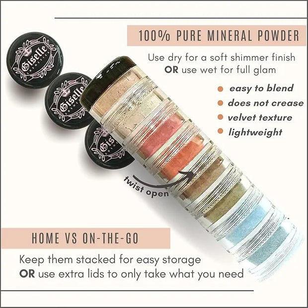 Loose Mineral Eyeshadow and Contouring Palette - Manhattan